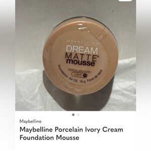 Maybelline Porcelain Ivory Cream Foundation Mousse